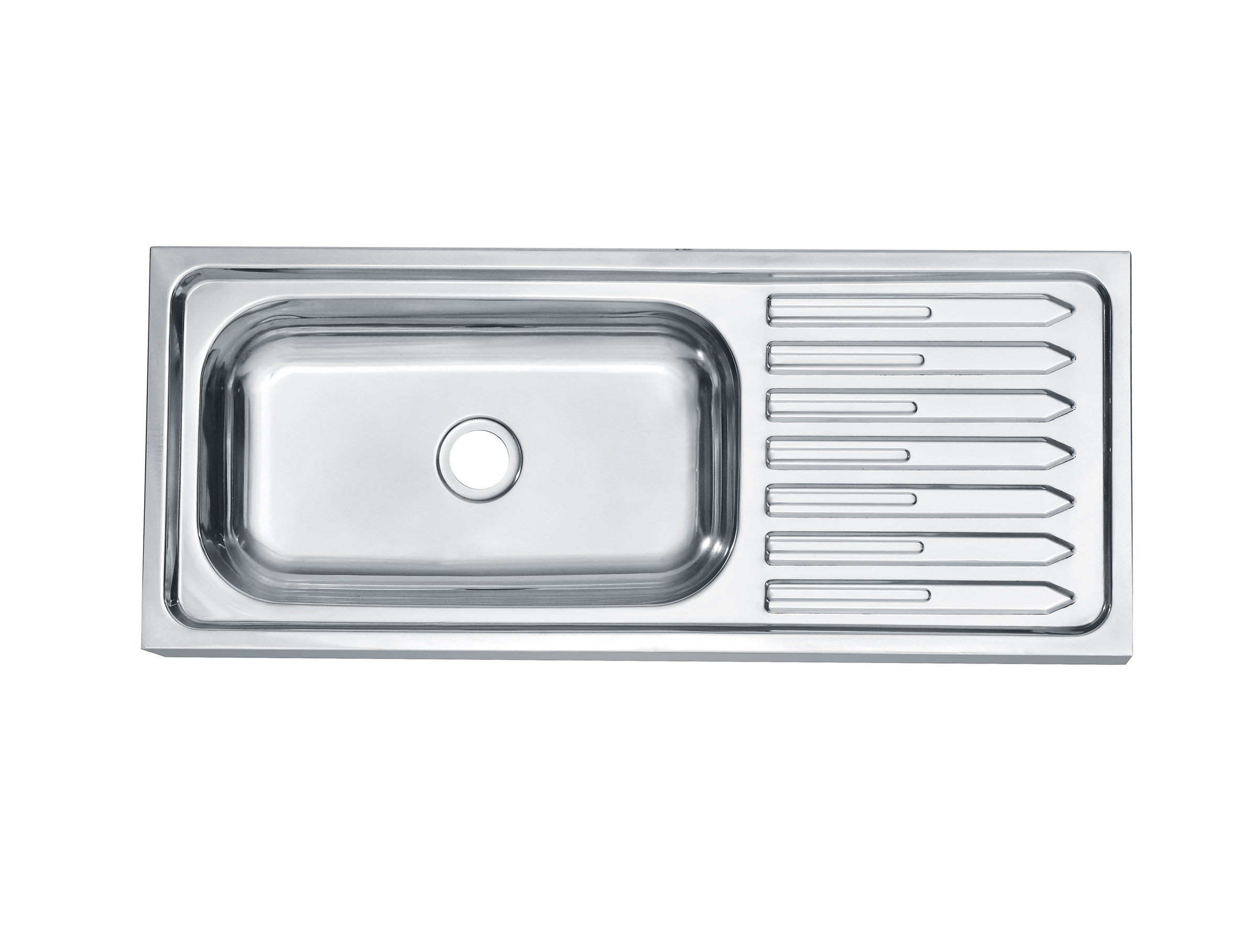 LS-7029 Pabrika na presyo Stainless Steel Single Bowl Kitchen Basin With Plate Kitchen Sink evier de cuisine