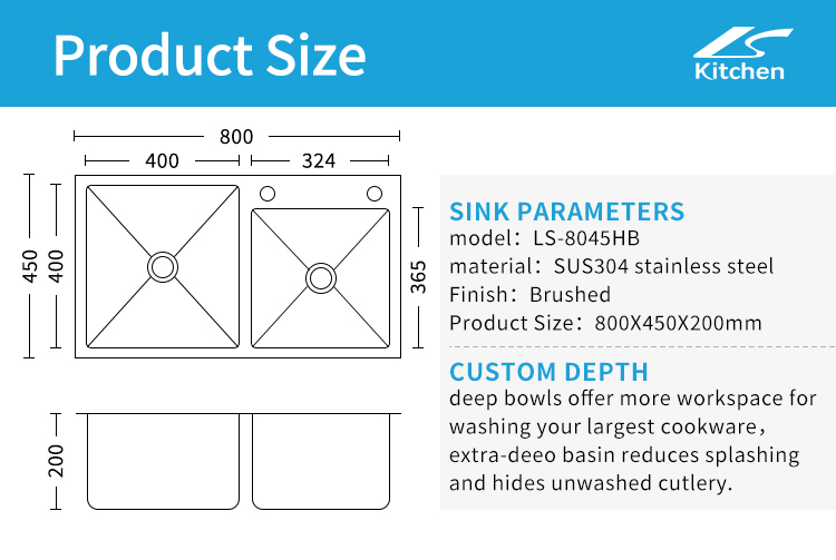 Matibay na Nano Titanium Plating Handmade Sink