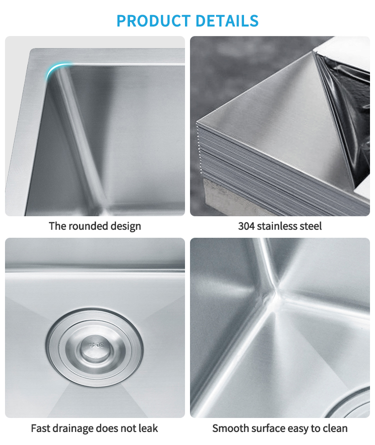 LS-7240HA Murang Factory Supply OEM ODM double Bowl 201 304 Stainless Steel Kitchen Sink