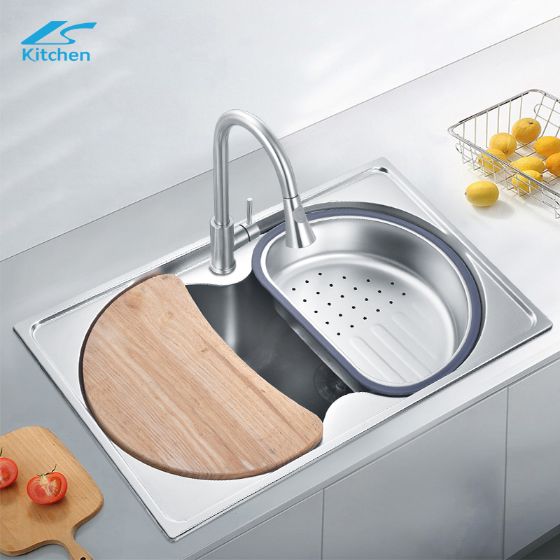 Mga sikat na Anti-Condensation Kitchen Sink Stainless Steel Double Bowl Round Kitchen Sink