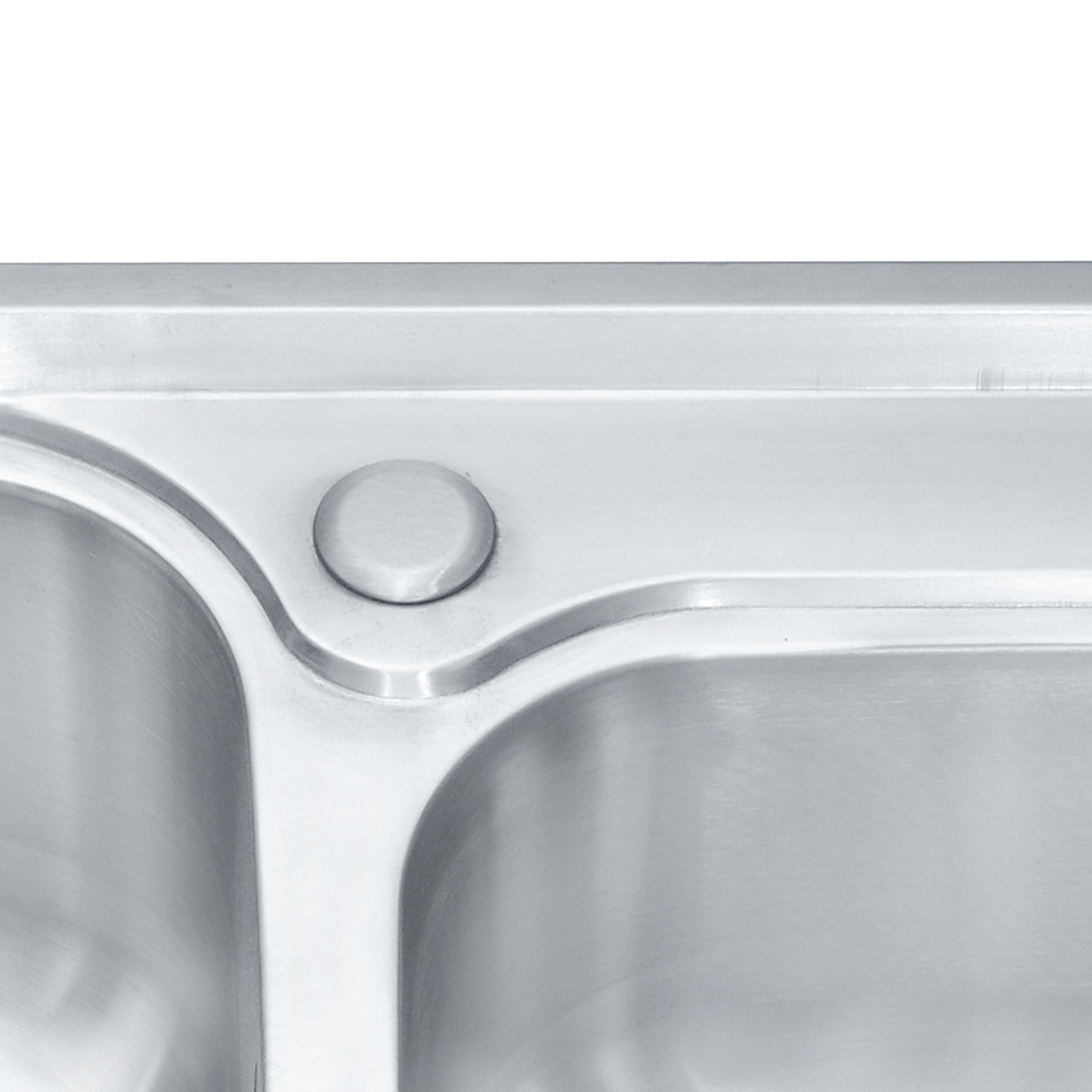 LS-7540D China Factory Presyo Hindi kinakalawang na Asero Kusina double bowl square Sink 