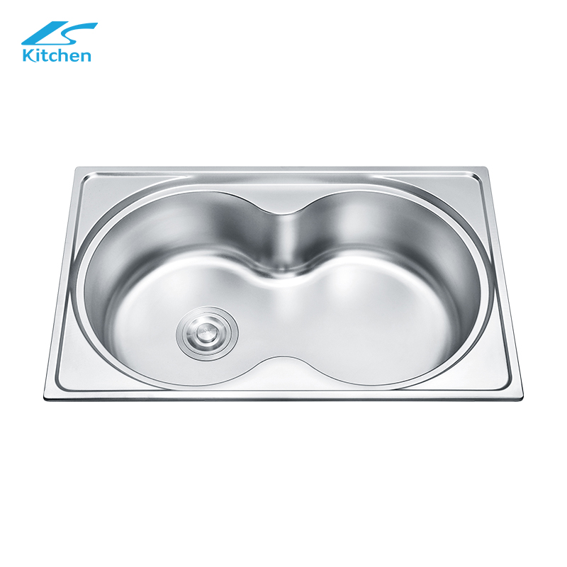 Mga sikat na Anti-Condensation Kitchen Sink Stainless Steel Double Bowl Round Kitchen Sink