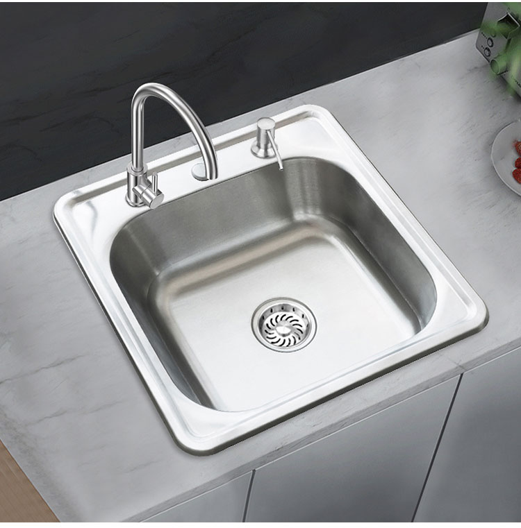 Pinakamabentang Single Bowl Kitchen Sink Stainless Steel Top Mount Sinks Kitchen